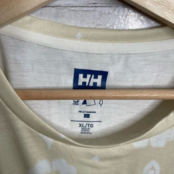 Helly Hansen tee shirt white yellow size xl - Picture 5 of 8